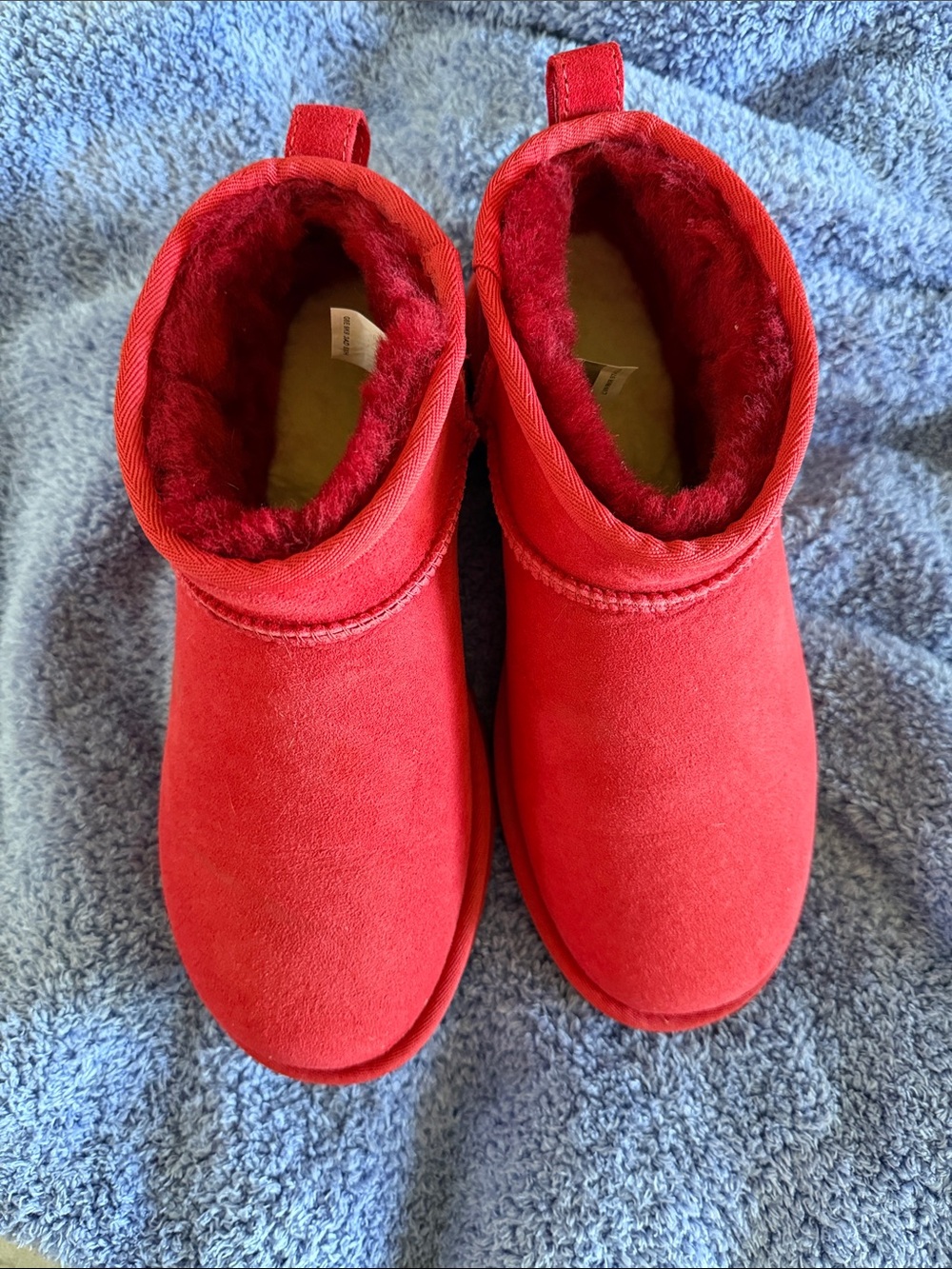 UGG Red Ankle Boots